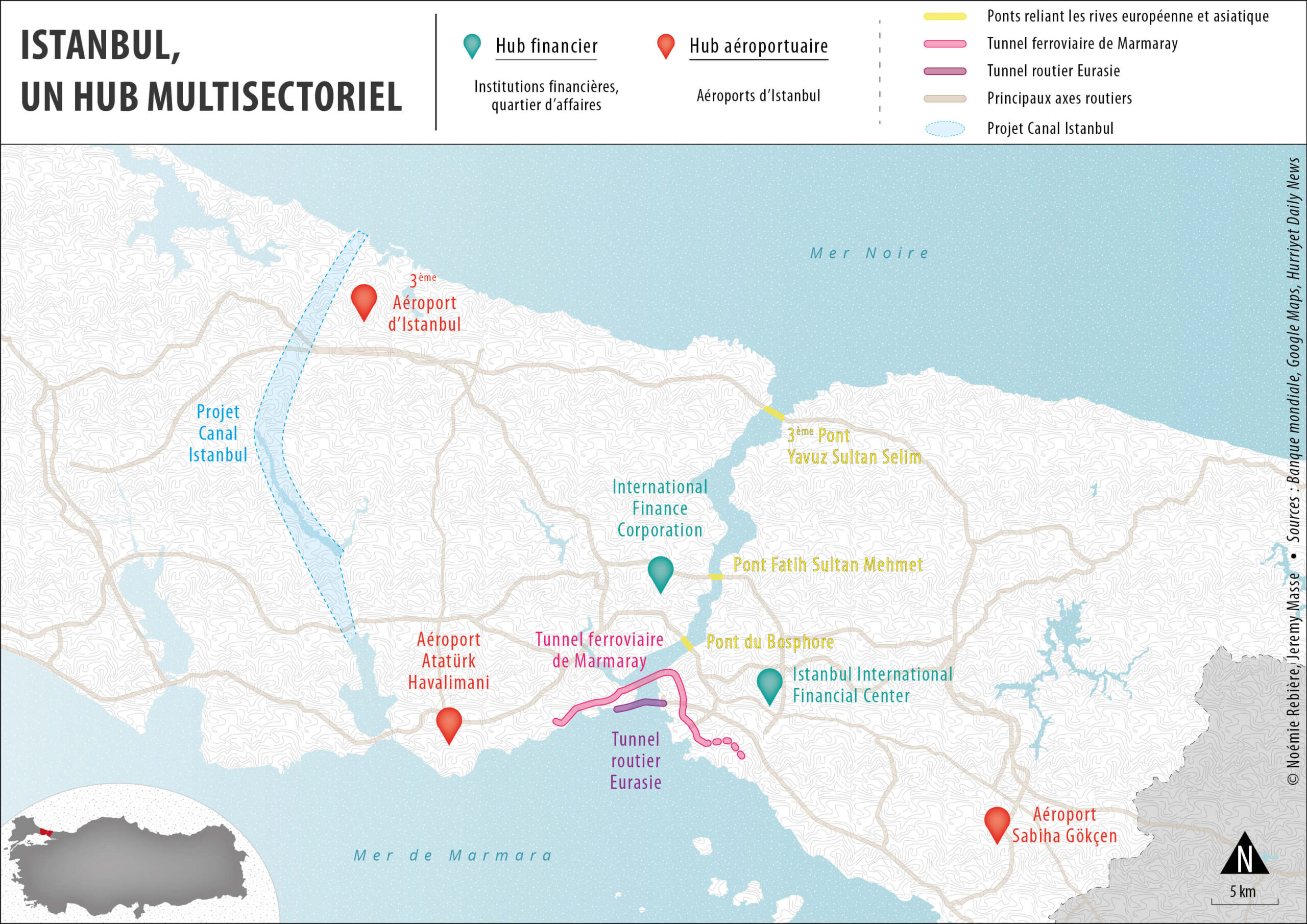 Cartographie : Istanbul, un hub multisectoriel